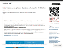 Tablet Screenshot of blogmobileart.com